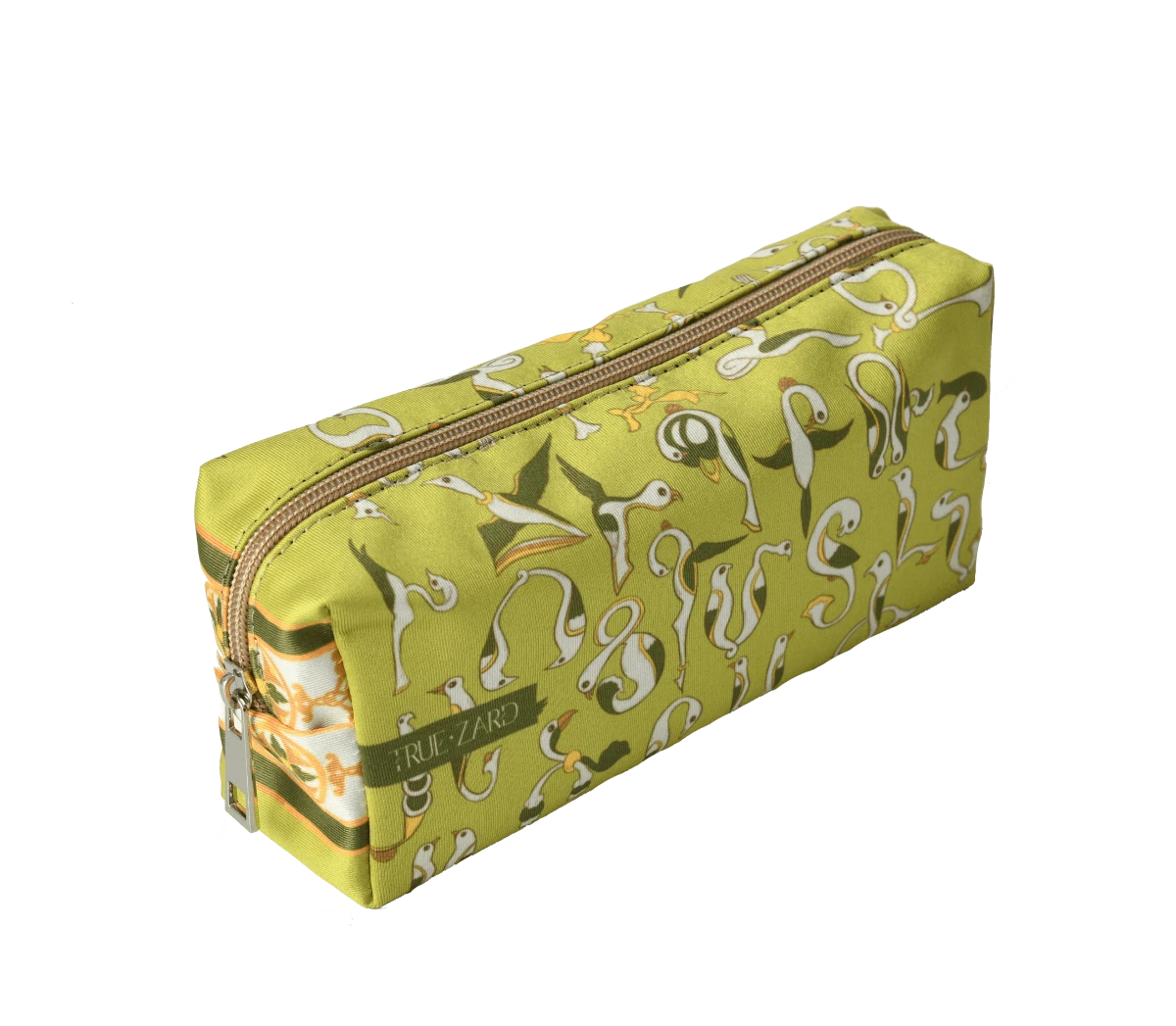 Մաշտոցյան զարդ բաց կանաչ մեծ կոսմետիկ  պայուսակ