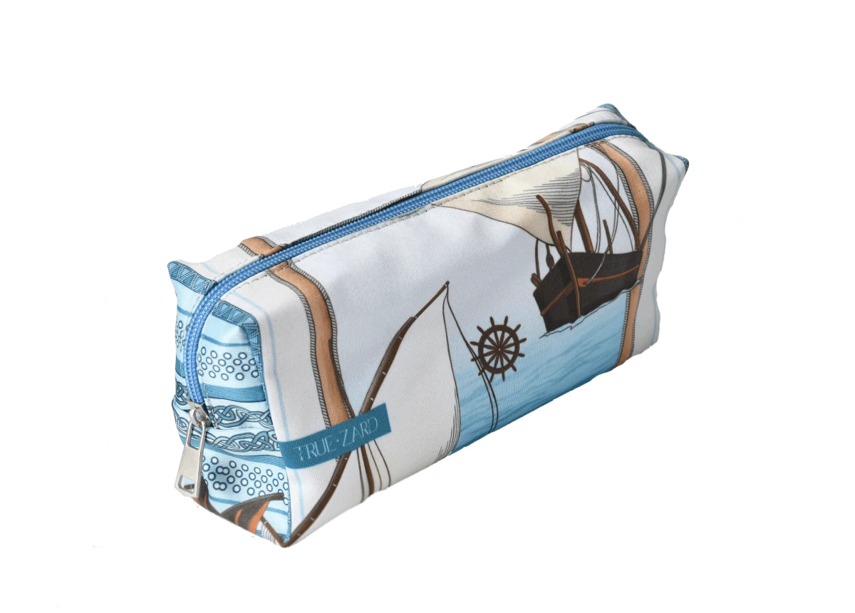 Կիլիկիան նավեր կապույտ մեծ կոսմետիկ  պայուսակ