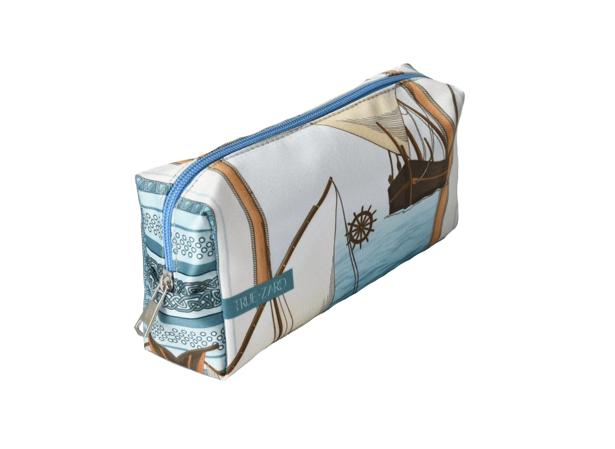 Կիլիկիան նավեր փիրուզագույն մեծ կոսմետիկ  պայուսակ