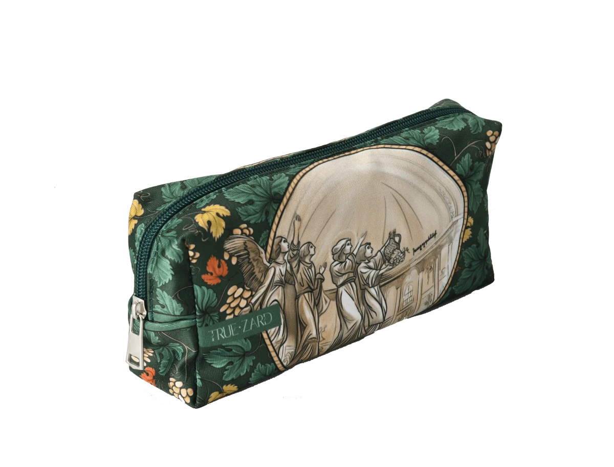 Խաղողօրհնեք կանաչ մեծ կոսմետիկ  պայուսակ