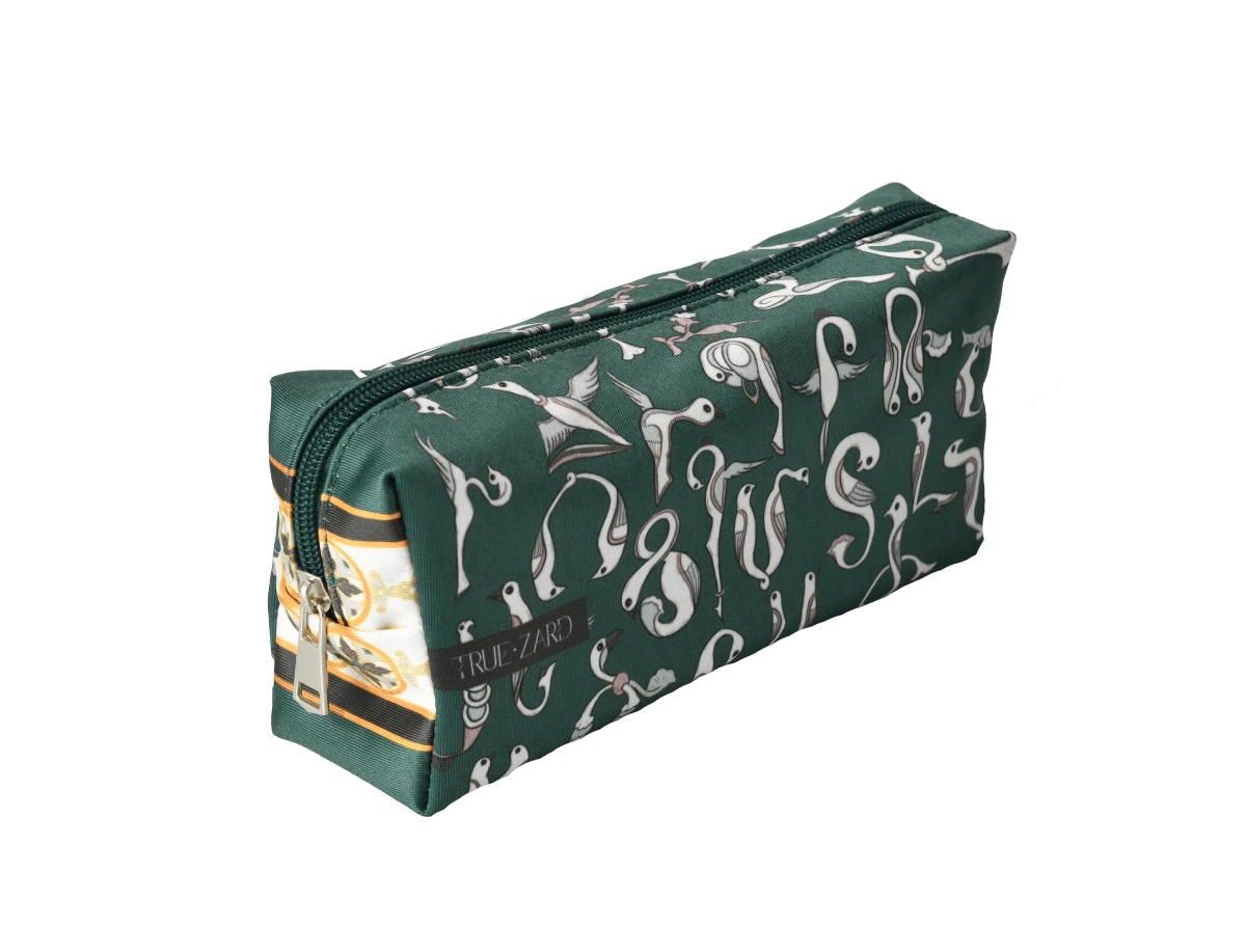 Մաշտոցյան զարդ մալաքիտ մեծ կոսմետիկ  պայուսակ