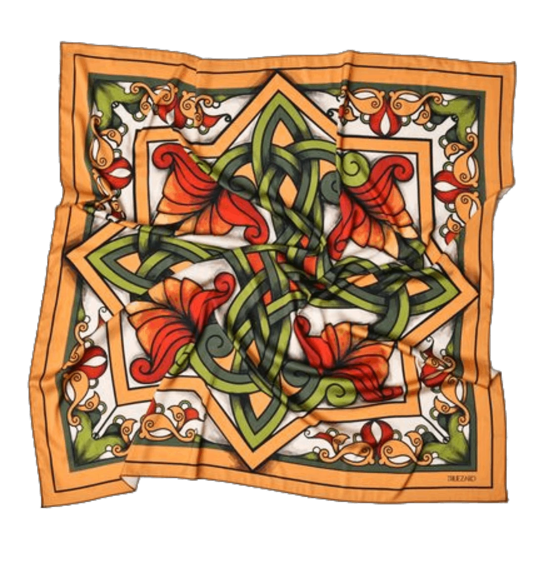 Զարդանախշ նարնջագույն