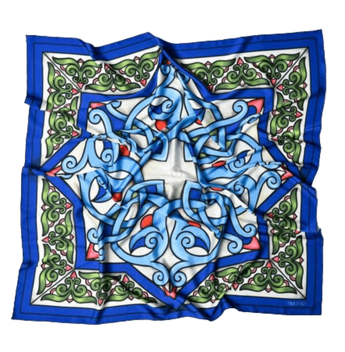 Զարդանախշ կապույտ