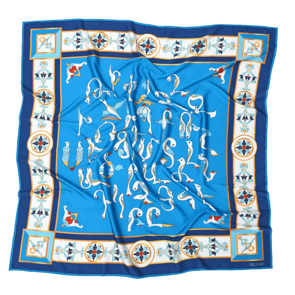 Մաշտոցյան զարդ երկնագույն